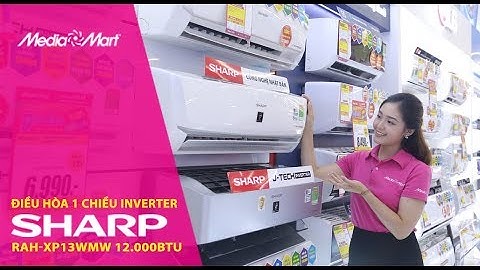 Điều hòa 1 chiều Inverter Sharp RAH-XP13WMW: Tiết kiệm điện 65% điện năng