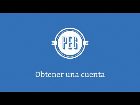 Obtener una cuenta de PEG