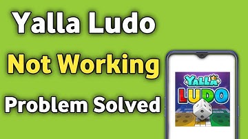 How to fix Yalla Ludo not working & opening Crashing Problem Solved