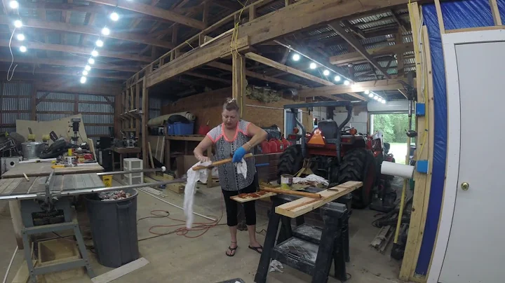 Work day on the van build out, ME working, lol