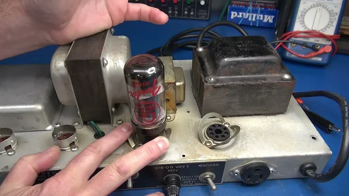 D-lab series Basic Training How to repair output tube red plate negative bias  & safety lesson
