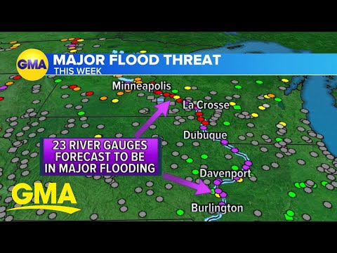 Flood threat as Mississippi River water levels rise to dangerous levels l GMA