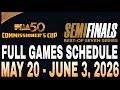 PBA SEMIFINALS SCHEDULE | MAY 20 - JUNE 3, 2026 | PBA COMMISSIONER'S CUP 2026