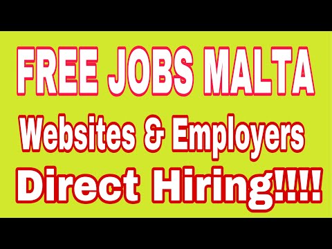 Apply Jobs in Malta Online!!!! How to apply Jobs in Malta ONLINE!!!!!!