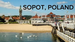 : Walking Tour in Sopot, Poland  4K Ultra Hd | A weekend walk