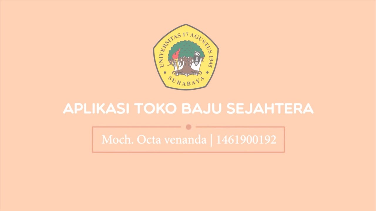 Aplikasi Toko  Baju  Moch Octa Venanda 1461900192 