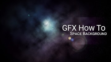 Photoshop Tutorial - How to Create a Space Background