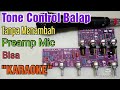 Modif tone control balap menjadi penguat microfonepenguat mixer