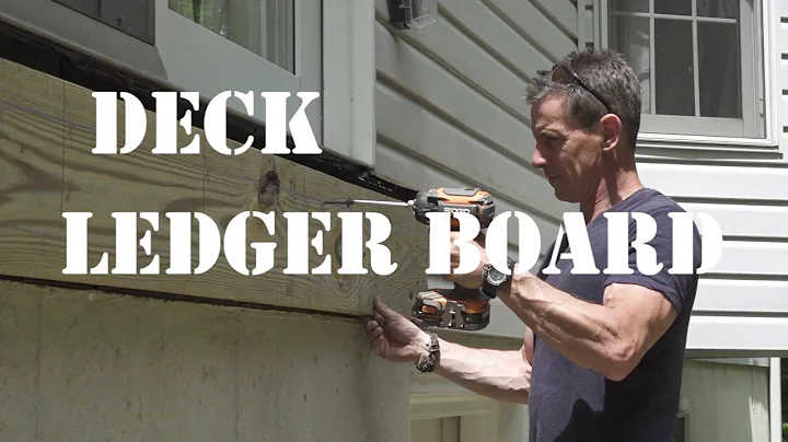 How to build your own deck: Attaching the ledger board