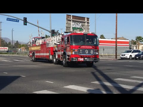 LAFD Light Force 98 Responding