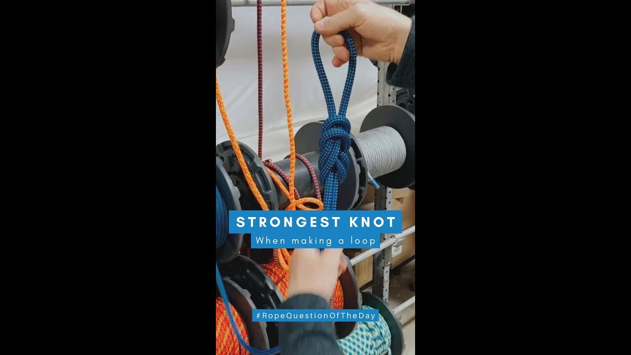 Strongest Knot For Making a Loop ♾ #shorts #short #rope