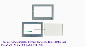 6AV2123-2MB03-0AX0 Front case, Touch screen panel, Membrane Keypad for SIMATIC HMI KTP1200 Basic