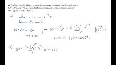 E&M: Electric Potential. Level 2, Example 1