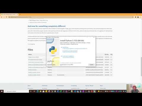 1. Python 3.10 installation for windows environment