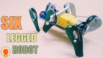 How to make a Six Legged Walking Robot at home? (DIY)