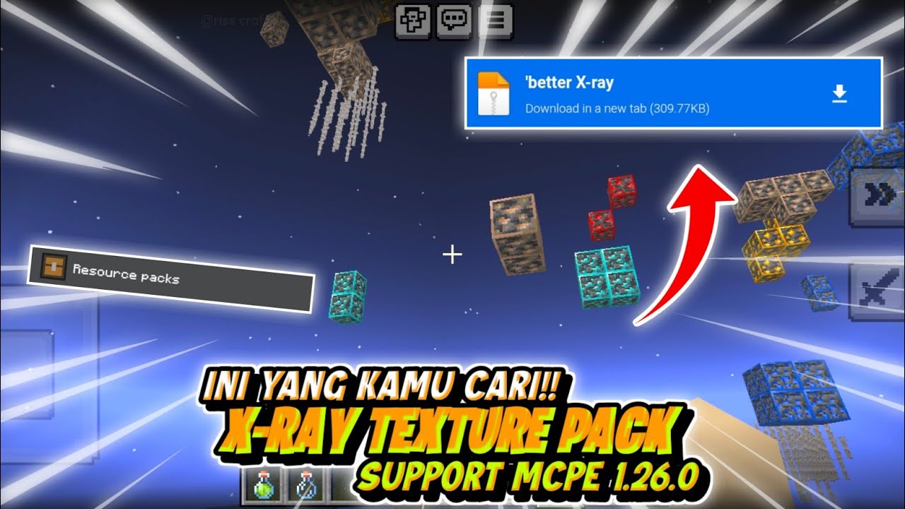 X Ray Night Vision Java YANG KAMU CARI‼️TEXTURE PACK X-RAY+NIGHT VISION MCPE 1.26 | X-ray mcpe ...