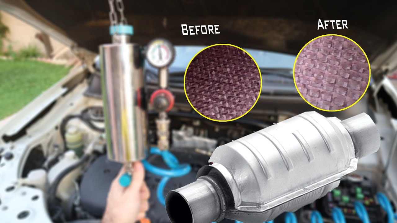 Catalytic converter cleaning in less than 5 Minutes/Cleaning