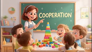 Cooperation for Kids  Working Together Made Fun with Miss Zara 👧🤝