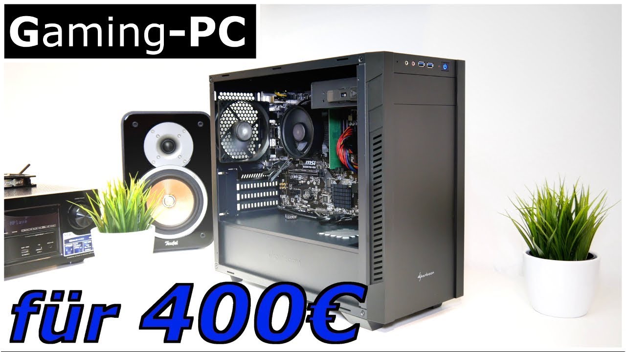 350€ - 400 EURO GAMING PC 2018! | Review & Test |   Ryzen 3 2200G OC & Aufrüstoptionen | 4K ...
