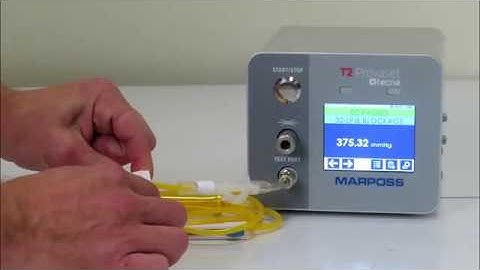 T2 - Medical Application - LEAK TEST on infusion line