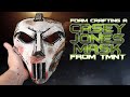 Foam crafting a casey jones mask from tmnt