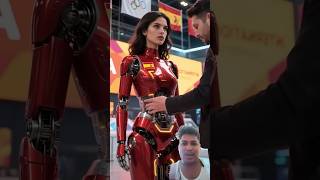 Spanish Flag Humanoid Robot| 😆😆👈Human-Al ConnectionUnveiled #FutureTech #SpainAl