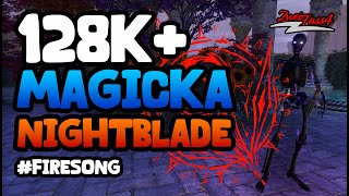 Magicka Nightblade | 128k+ DPS PvE Build | ESO - Firesong