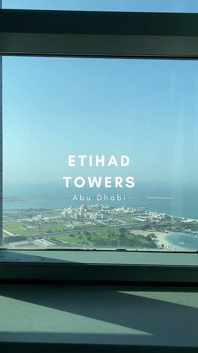 📍Etihad Towers, Abu Dhabi    #amazingabudhabi #abudhabi #travel #abudhabitourism