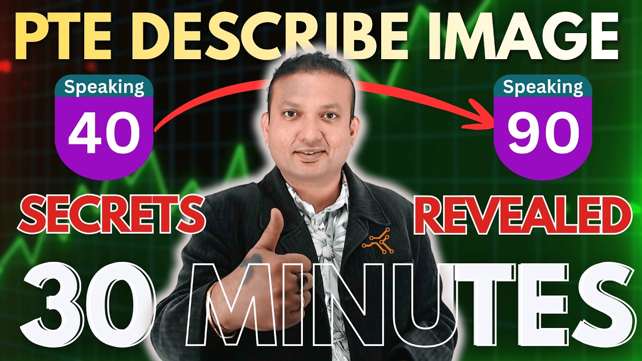 PTE Describe Image - 30 мин. Секретная формула и шаблоны | Edutrainex