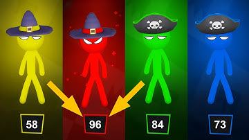 Stickman Party - Gameplay Walkthrough Part 16 - Tournament Mode (Android, iOS)