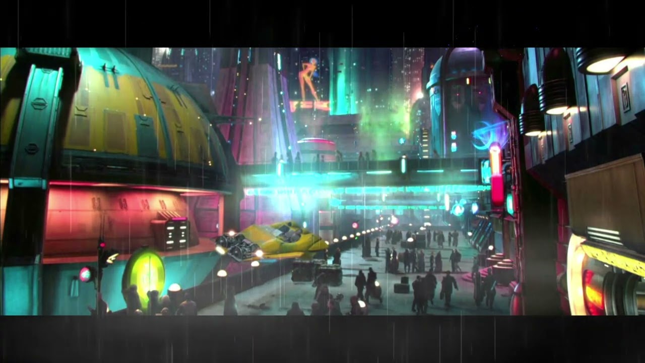 Star Wars Coruscant Night Life with Rain (Ambience Mix) - YouTube