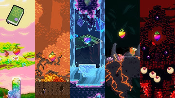 Celeste Mods - Spring Collab 2020 All Silver, Golden, and Rainbow Strawberries