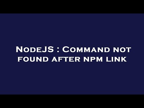 NodeJS : Command