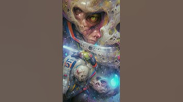 Mutated Space Marine | AI trip | trippy visuals | psychedelic #shorts