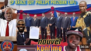 17 mai Konsey La Kraze Platt Caricom  Mande Arete Woyy Guy Philippe Prezidan Pep La Sove