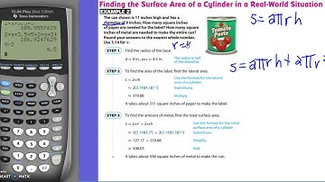 10 2 Surface Area of Cylinders