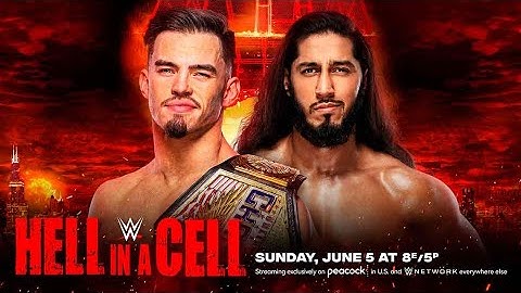 WWE Hell In A Cell 2022 PPV Simulation - Mustafa Ali Vs Theory - United State Championship Match