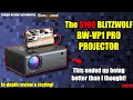 The $100 BLITZWOLF BW-VP1 PRO PROJECTOR - This ended up being better than I thought! In-Depth Review