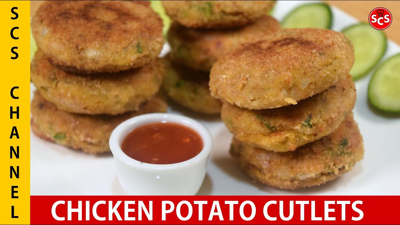Chicken Potato Cutlets - Teatime Snack Recipe - Saima's Cooking Secrets ...