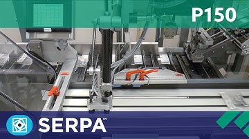 P150 Intermittent cartoner running liquid-filled bags - Serpa Packaging Solutions