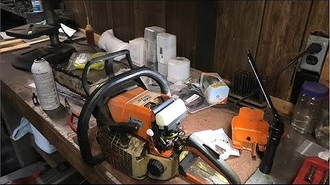 Stihl 025 - Tune Up and Test