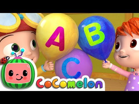 ABC Song with Balloons | CoComelon Nursery Rhymes & Kids Songs
