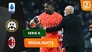 MAIGNAN VERLAAT VELD NA ONGEWENSTE BEJEGENINGEN!🤯| Udinese vs Milan | Serie A 2023/24 | Samenvatting