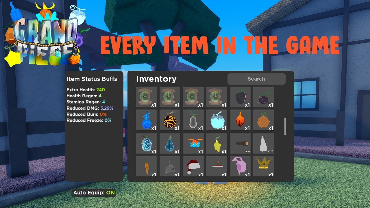 SOLD - Roblox (Grand piece online) GPO Fruits Items Unobtainables