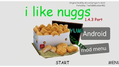 Baldi loves Nuggs Android port mod menu baldi basics mod 
