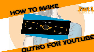 How To Make Outro For Youtube On Android\\ In Kinemaster// I Editor