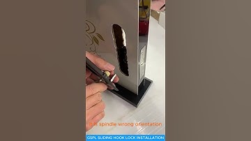 GSLP SLIDING HOOK LOCK INSTALLATION #interiordesign #home #diy #homedecor #interior #architecture