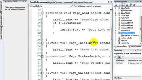 ASP.NET PAGE LIFE CYCLE