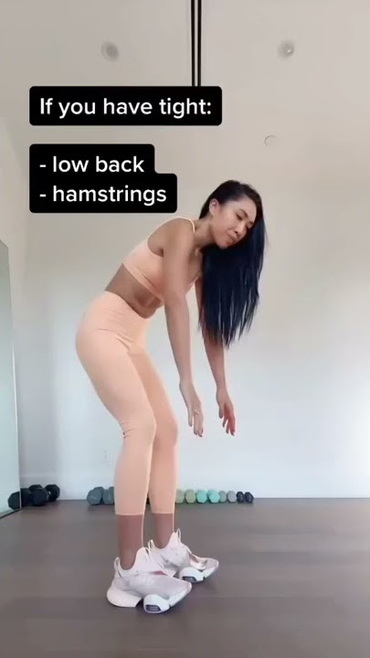 The BEST stretch for a tight lower back & hamstrings 🙌
