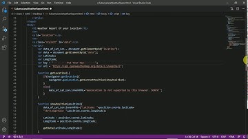 Weather Forcast of your location | using OpenWeatherMap API